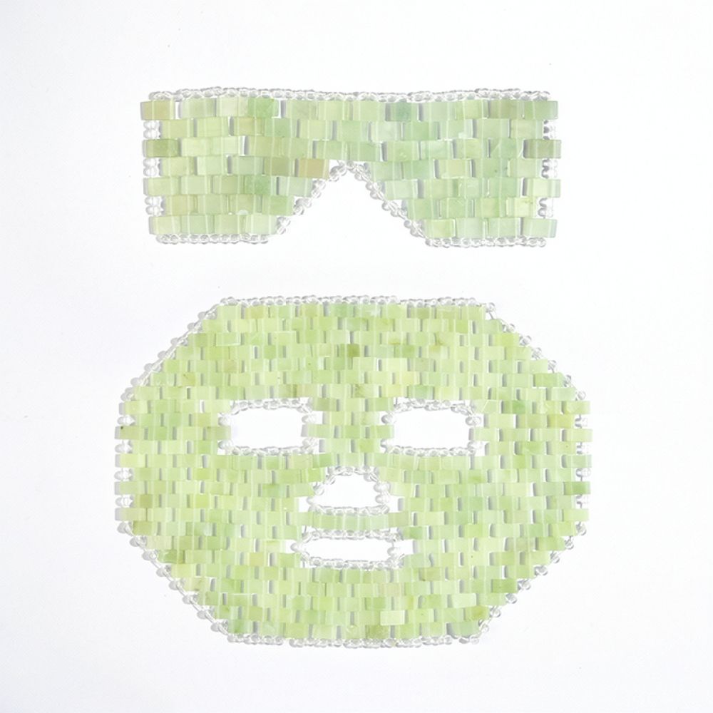 Luxury Skincare Tools - Hand Woven Xiu Jade Eye Patch