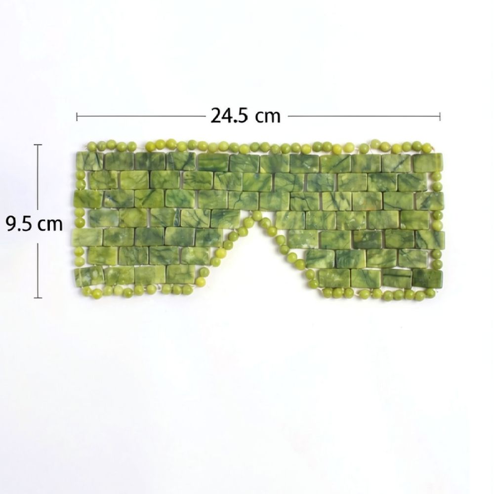 Hand Woven Xiu Jade Eye Patch  - Luxury Skincare Tools recension och pris